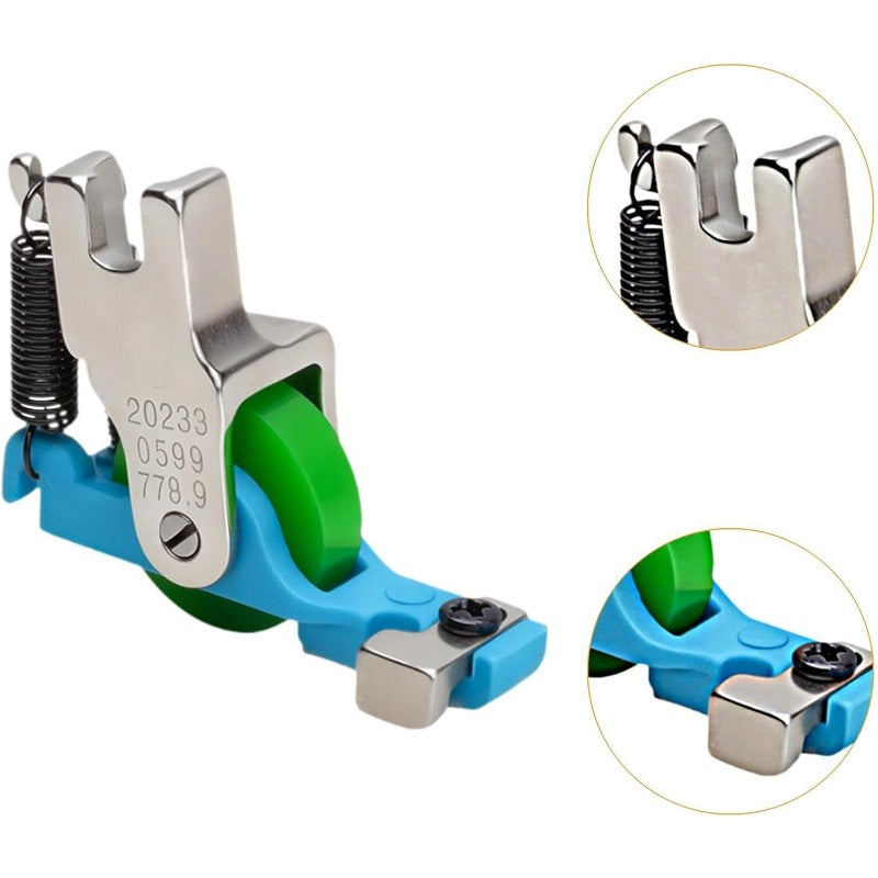 Sewing Machine Presser Foot Roller Feed Metal Body