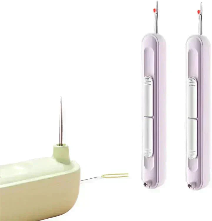 Sewing Needle Threader Integrated Seam Ripper & Stainless Steel Tips