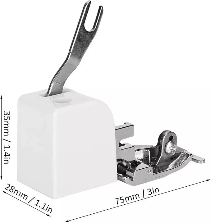 Sewing Presser Foot Side Cutter Metal Short Shank Compatible