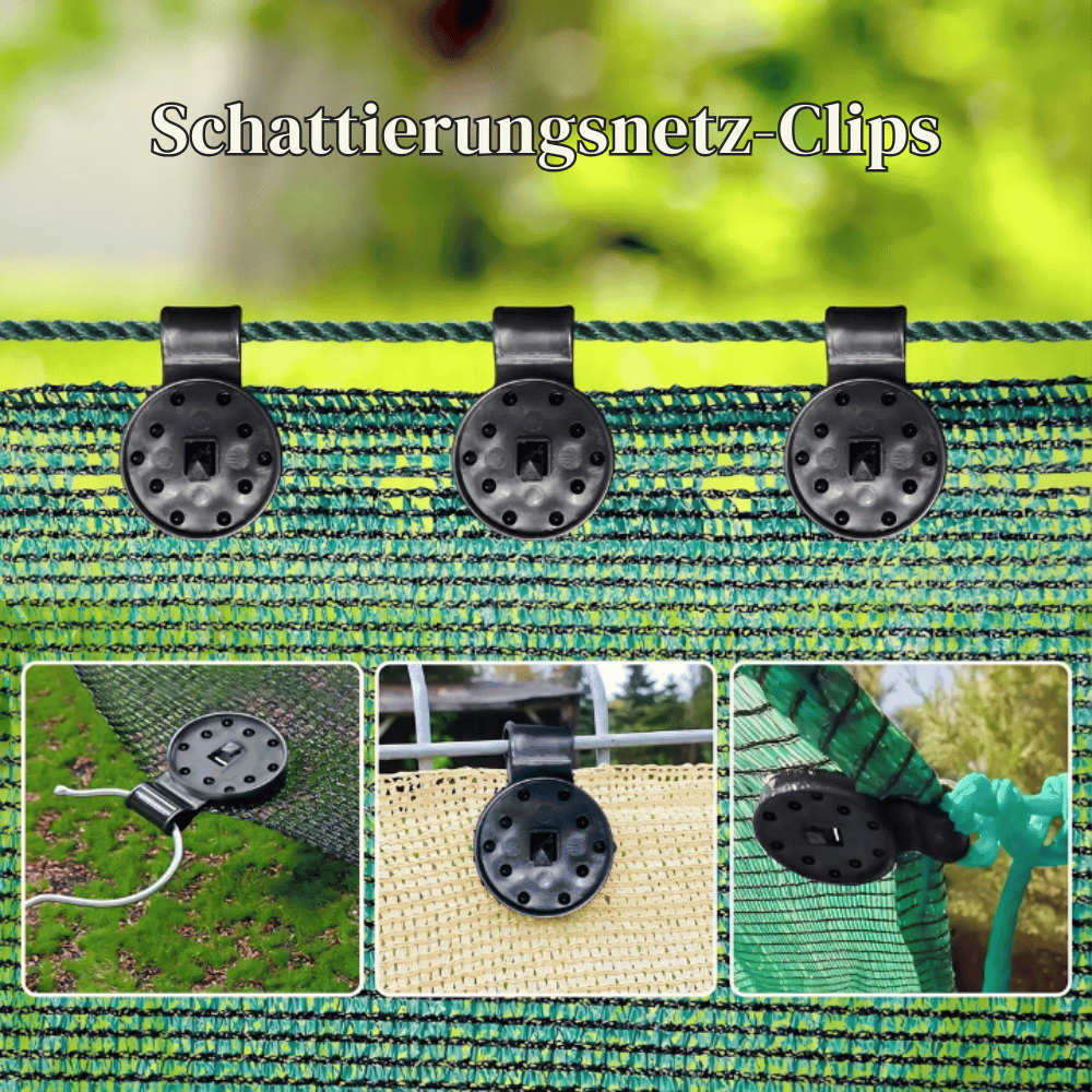 Shade Net Clips Lock-Grip UV-Resistant 50-Pack