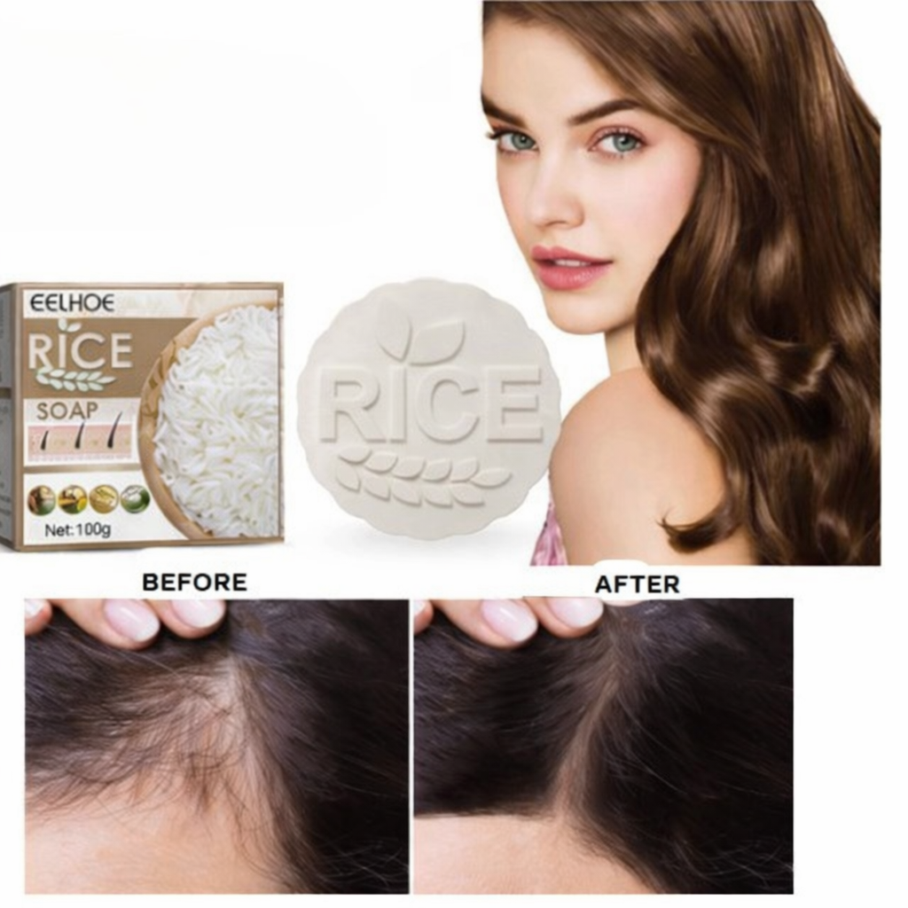 Shampoo Bar Fermented Rice Water Hair Growth