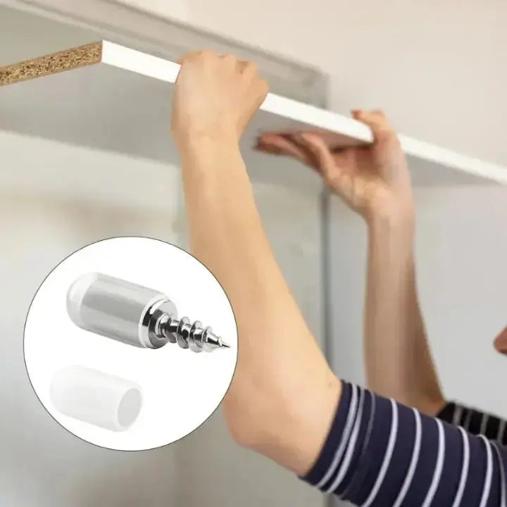 Shelf Supports Self-Tapping Metal Pins & Non-Slip Sleeves 40 Pieces
