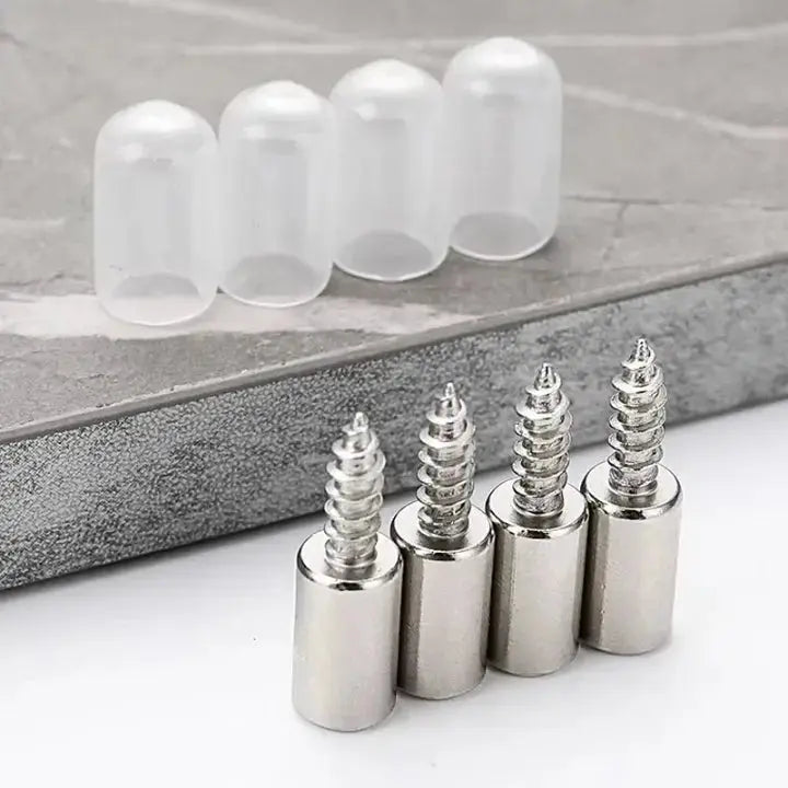 Shelf Supports Self-Tapping Metal Pins & Non-Slip Sleeves 40 Pieces