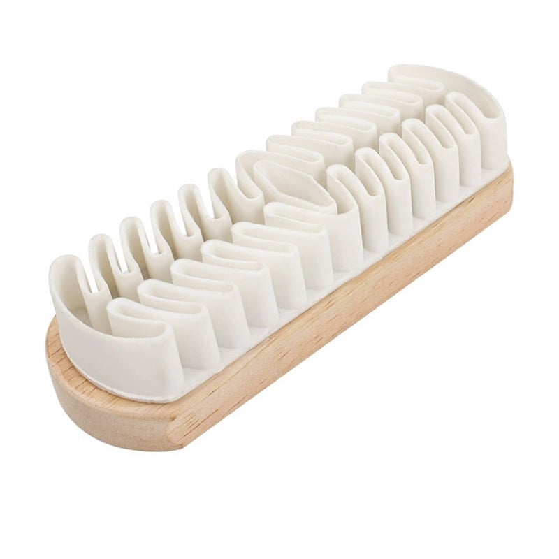 Shoe Brush Suede & Nubuck Soft Rubber Bristles