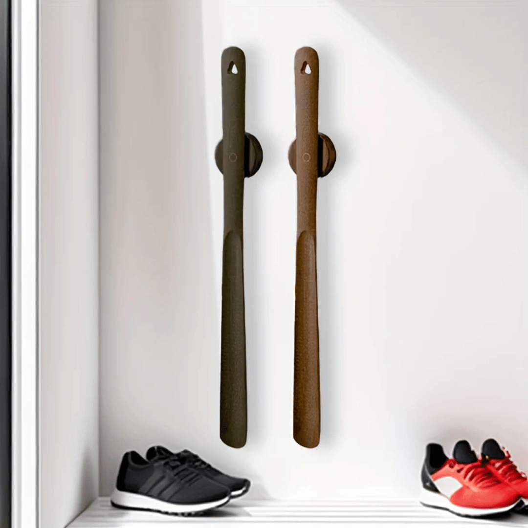 Shoe Horn Magnetic Ergonomic Natural Wood