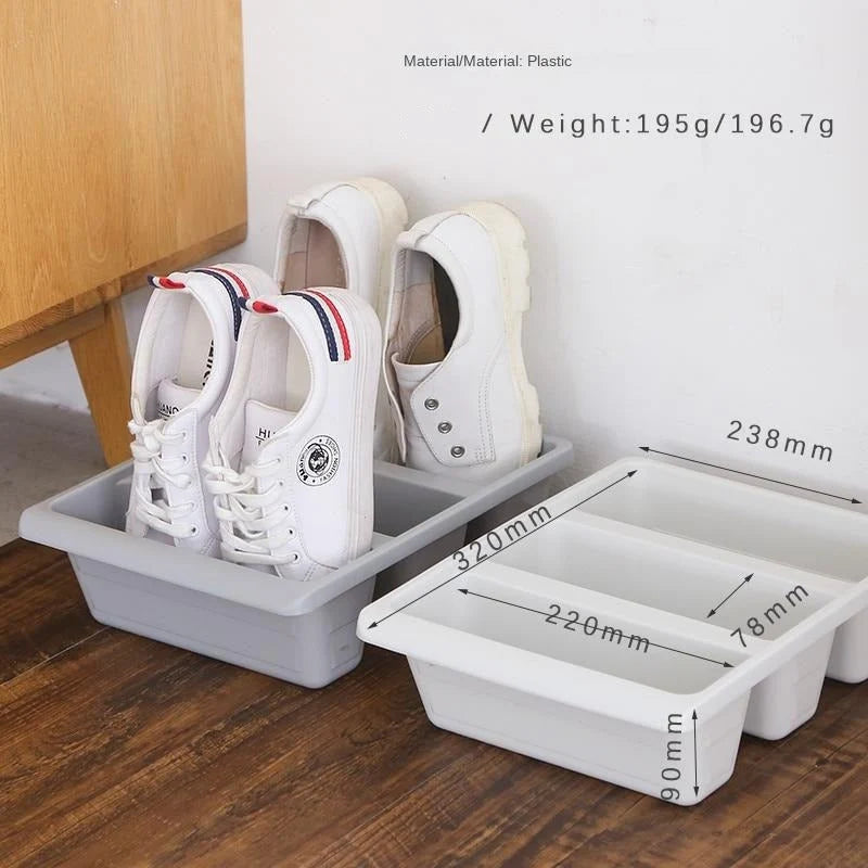 Shoe Rack Space-Saving Vertical Holds Six Pairs