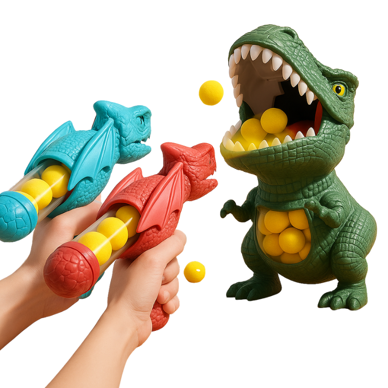 Shooting Game Dinosaur Target Soft Foam Balls Battery-Free