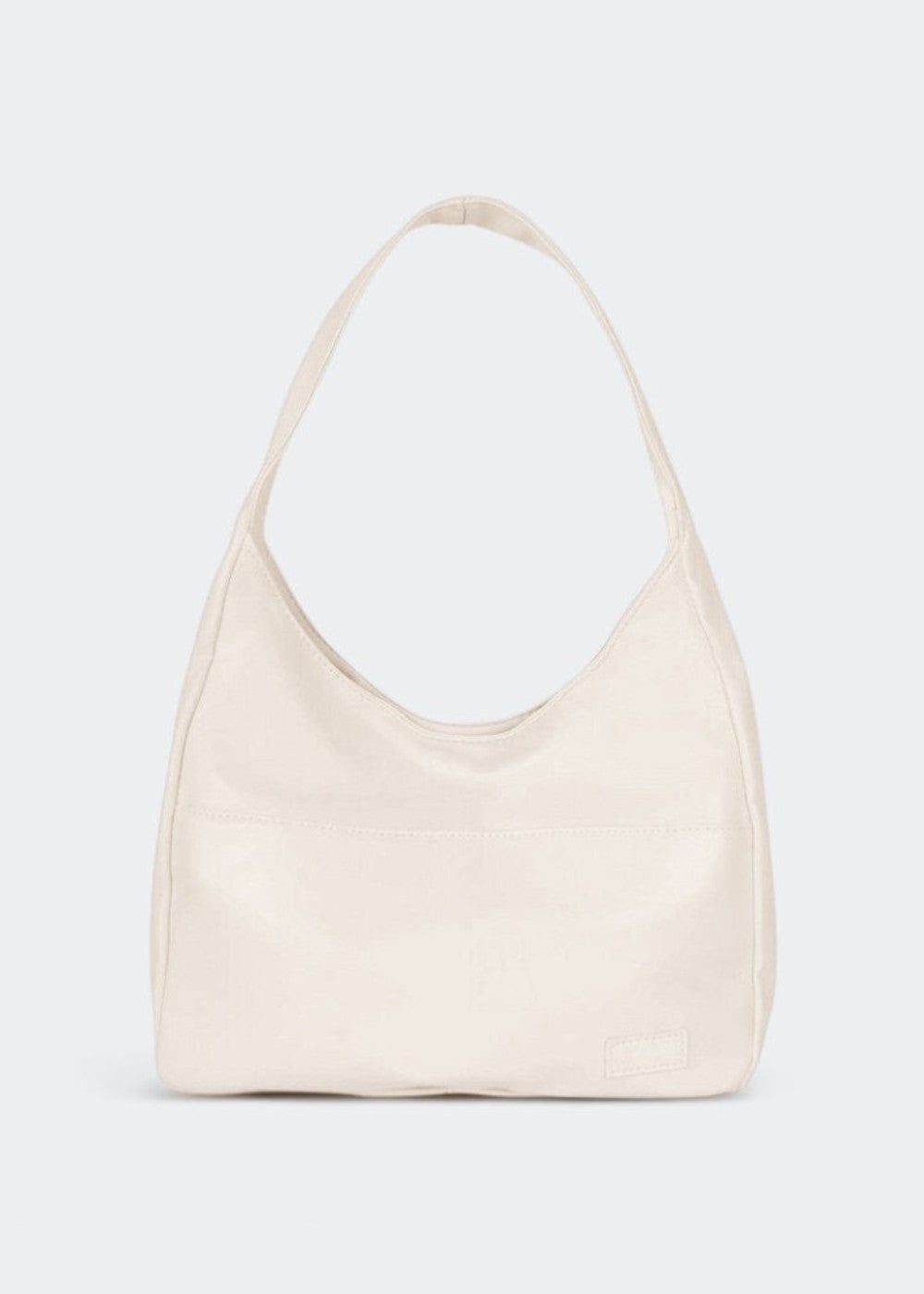 Shoulder Bag Soft Faux Leather Wide Strap Front Pocket