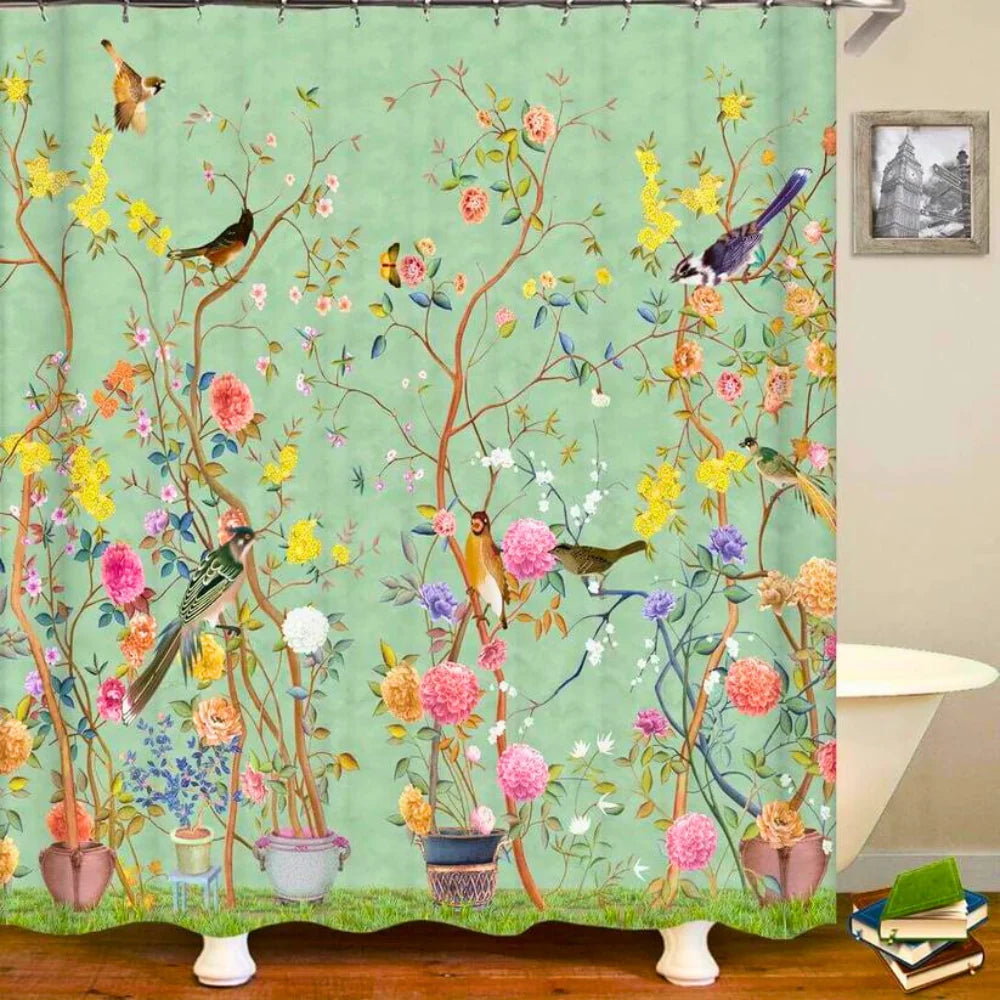 Shower Curtain Polyester Waterproof & Machine Washable