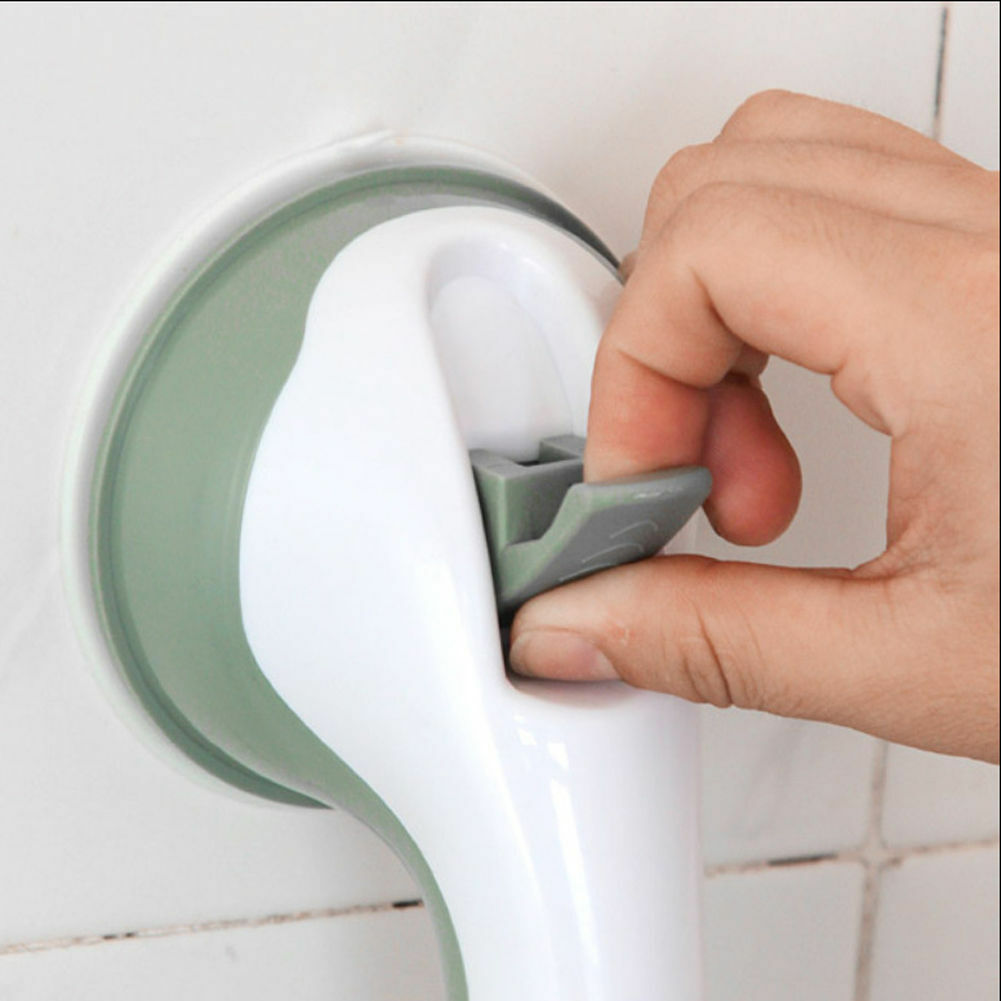 Shower Grab Bar Suction-Mount No-Drill 176 lb Capacity