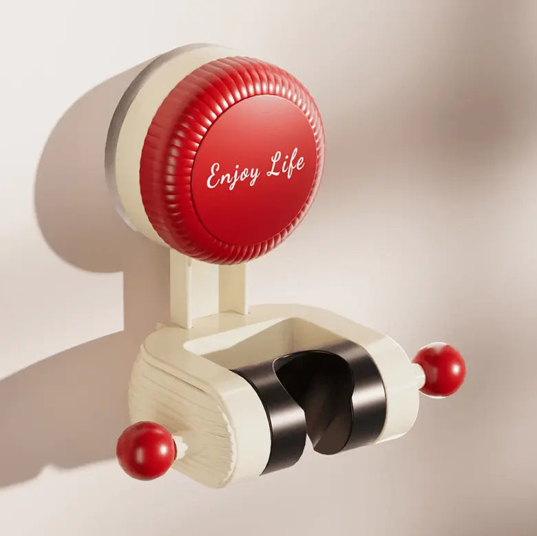 Shower Head Holder No-Drill Suction Cup Adjustable Swivel