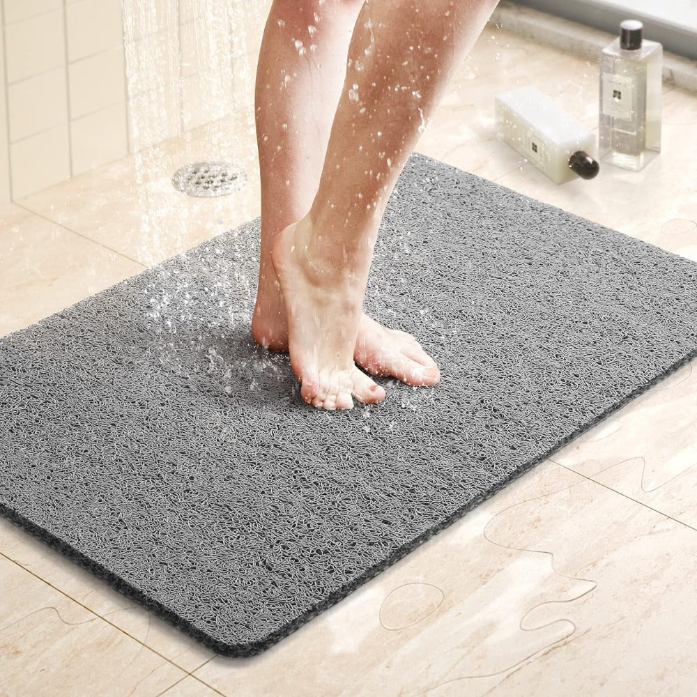 Shower Mat Open Drainage Textured Surface & Non-Slip Backing
