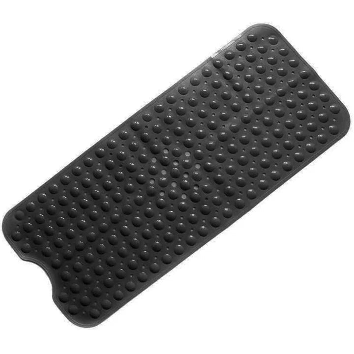 Shower Mat Suction-Cup Base & Textured Top Quick-Drying PVC