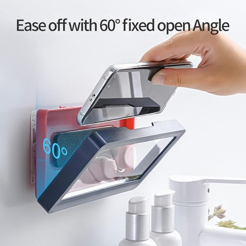 Shower Phone Holder Waterproof Touch-Sensitive & Self-Adhesive