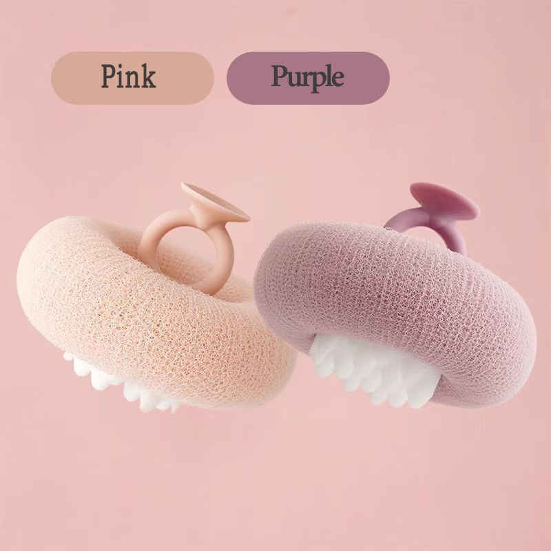 Shower Sponge Ultra-Fine Fibers & Massage Particles