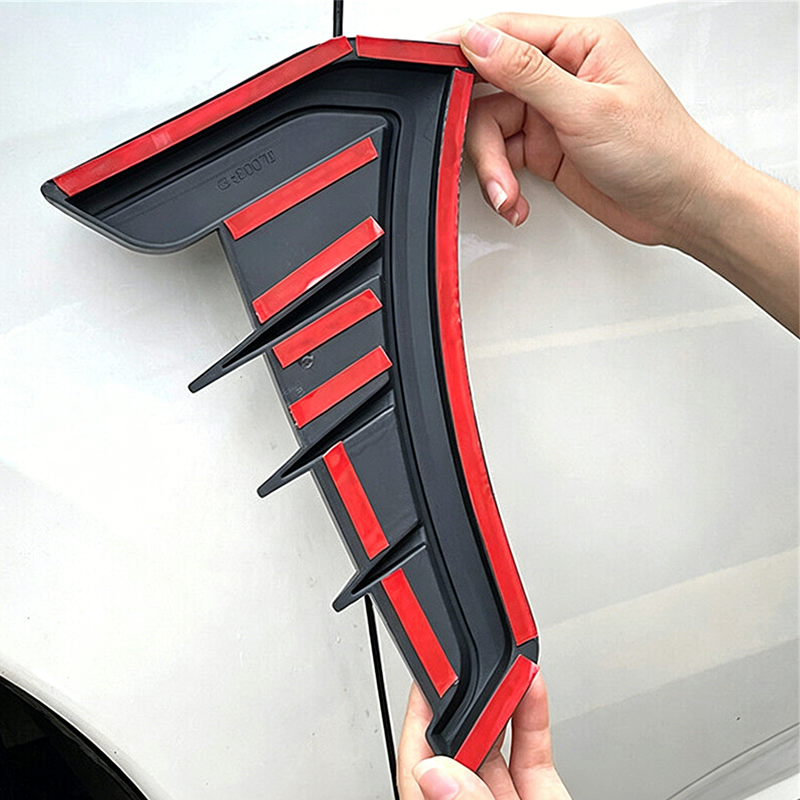 Side Vent Covers Carbon-Look Self-Adhesive & Weatherproof