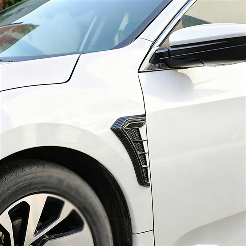 Side Vent Covers Carbon-Look Self-Adhesive & Weatherproof
