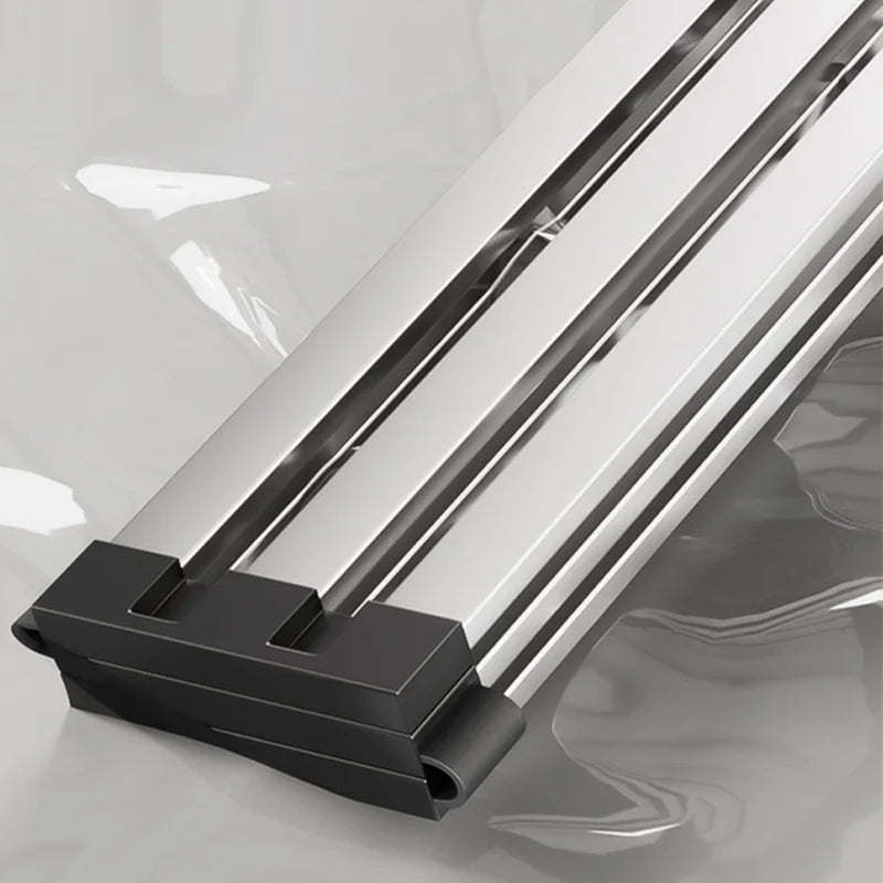 Sink Drain Rack Heat-Resistant Stainless Steel Slatted Base
