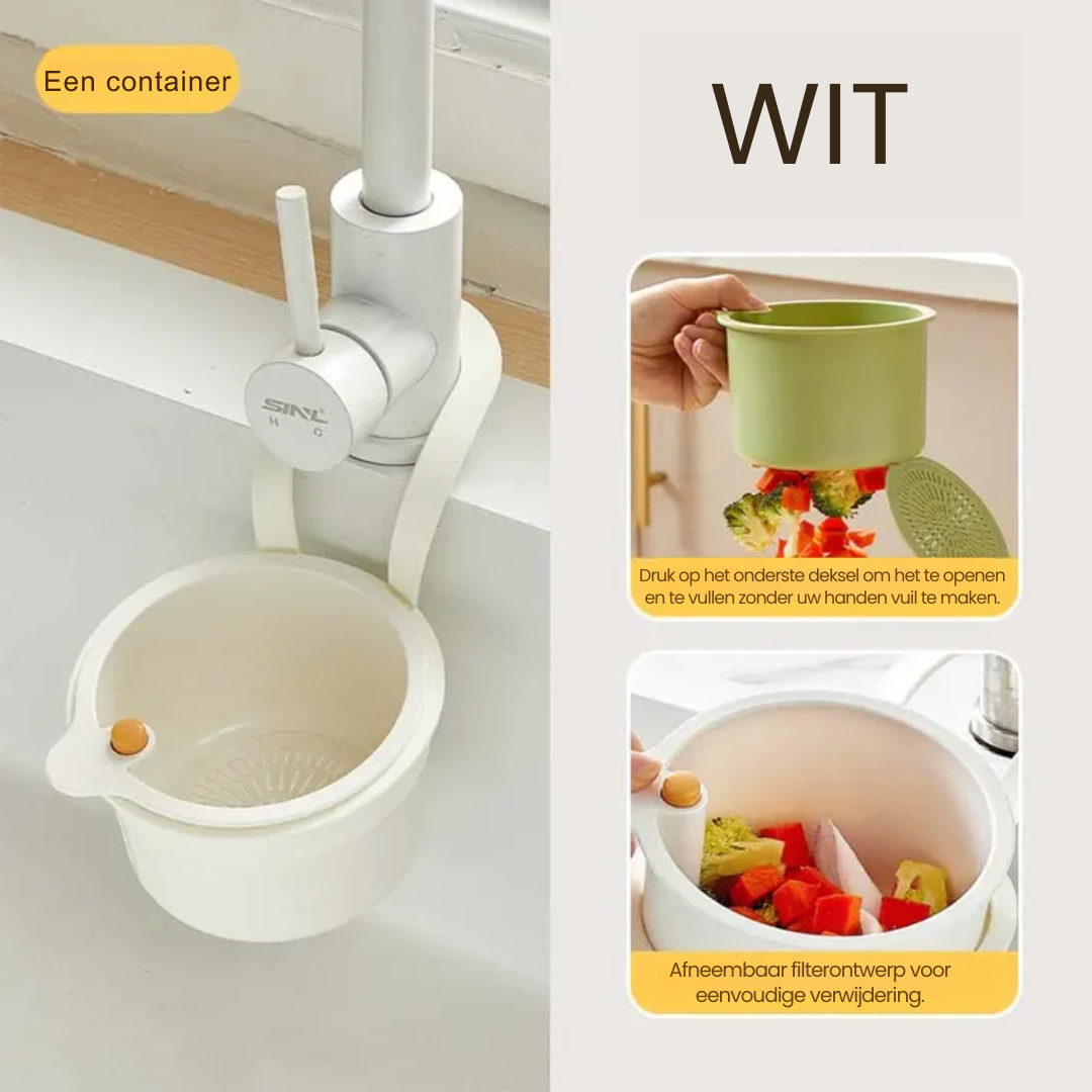 Sink Strainer 2-In-1 Double-Layer Rustproof & Odor-Neutralizing