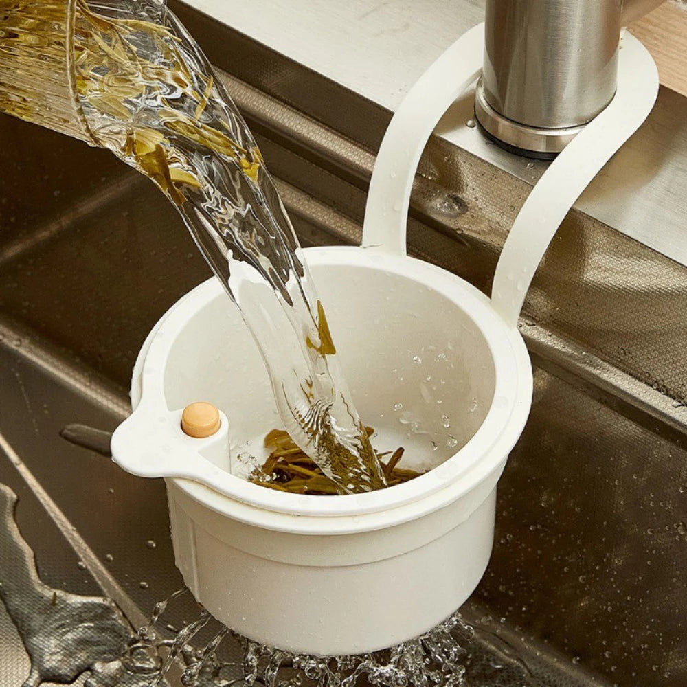 Sink Strainer 2-In-1 Double-Layer Rustproof & Odor-Neutralizing