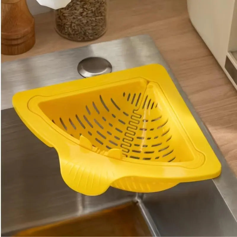 Sink Strainer Corner Space-Saving Easy Clean