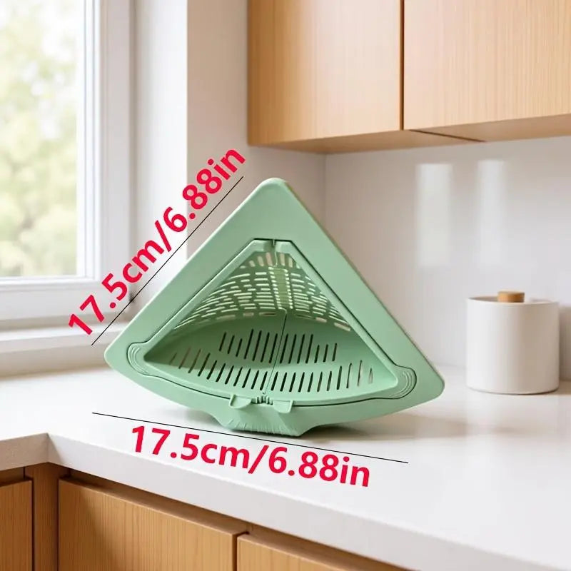 Sink Strainer Corner Space-Saving Easy Clean