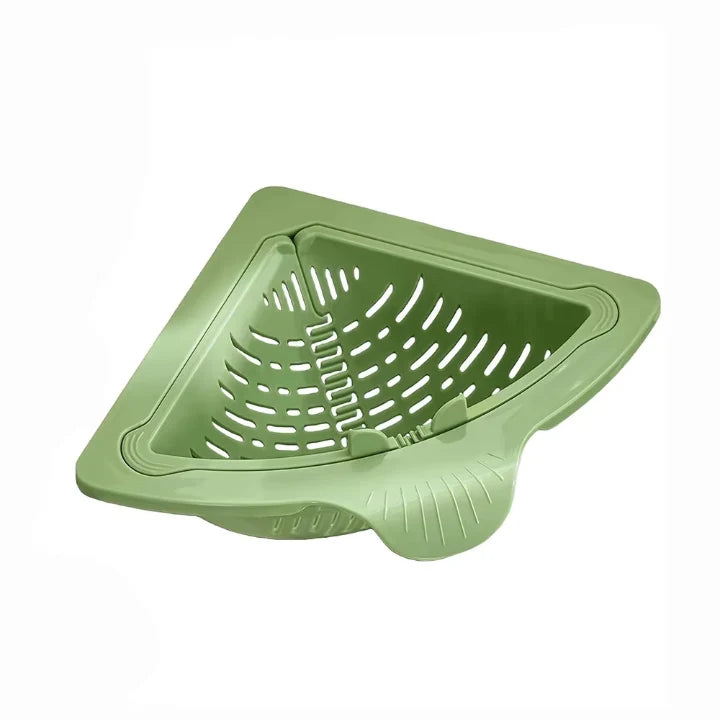 Sink Strainer Triangular Corner Open Slots