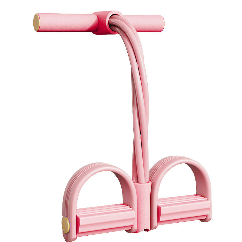 Sit-Up Trainer Elastic Resistance & Foot Pedals