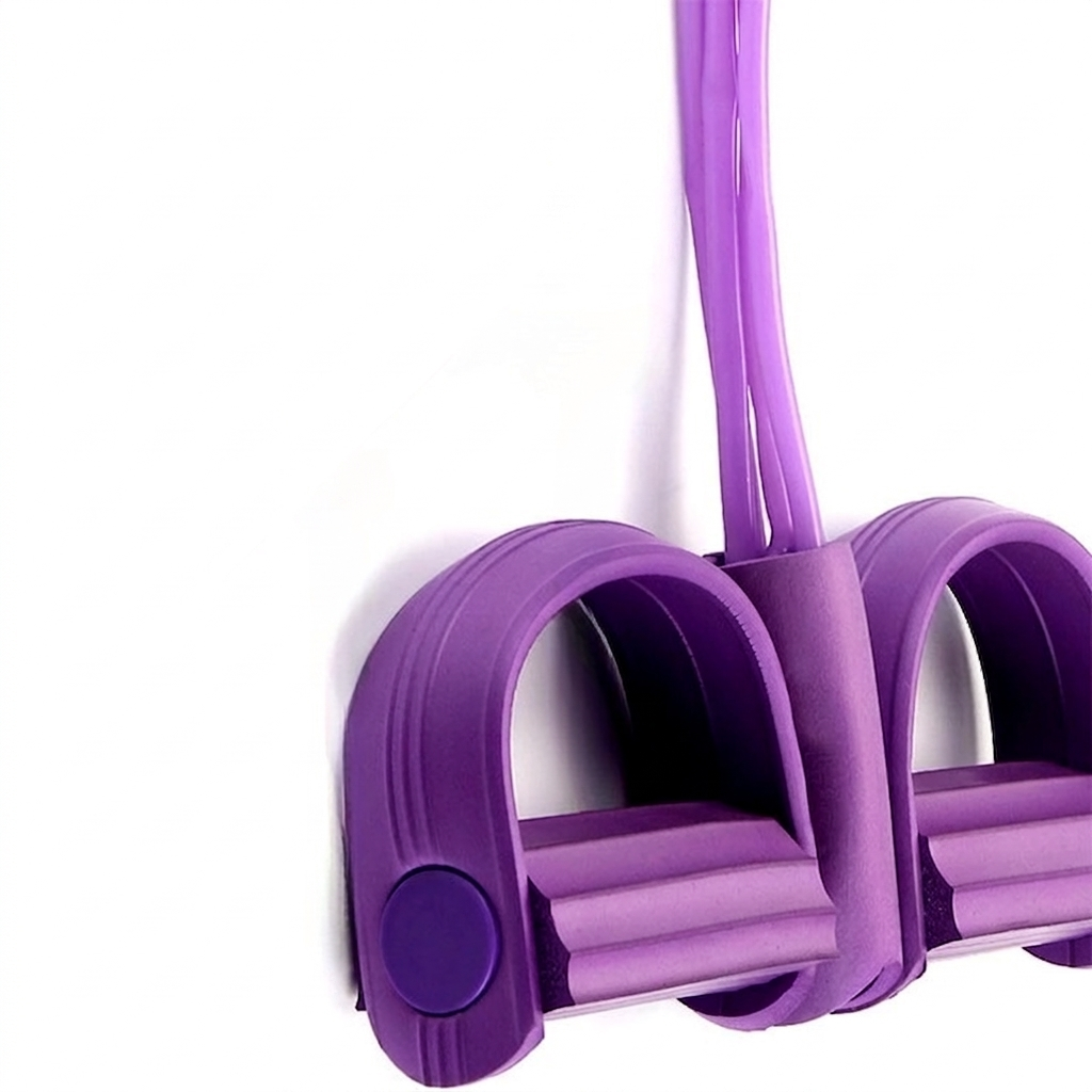 Sit-Up Trainer Elastic Resistance & Foot Pedals