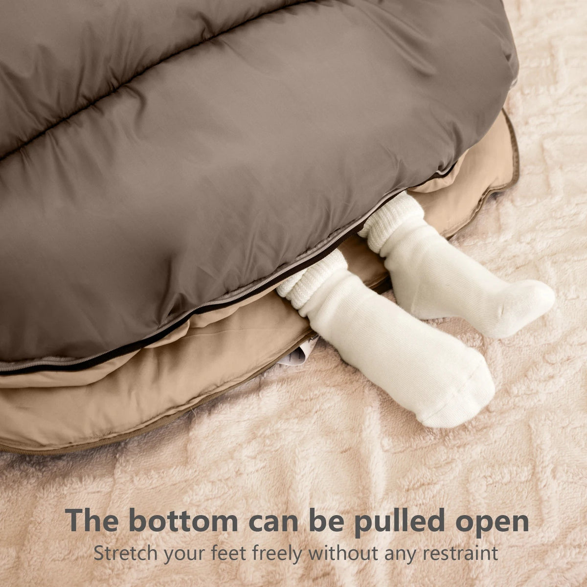 Sleeping Bag Extra Wide 100 cm All-Season