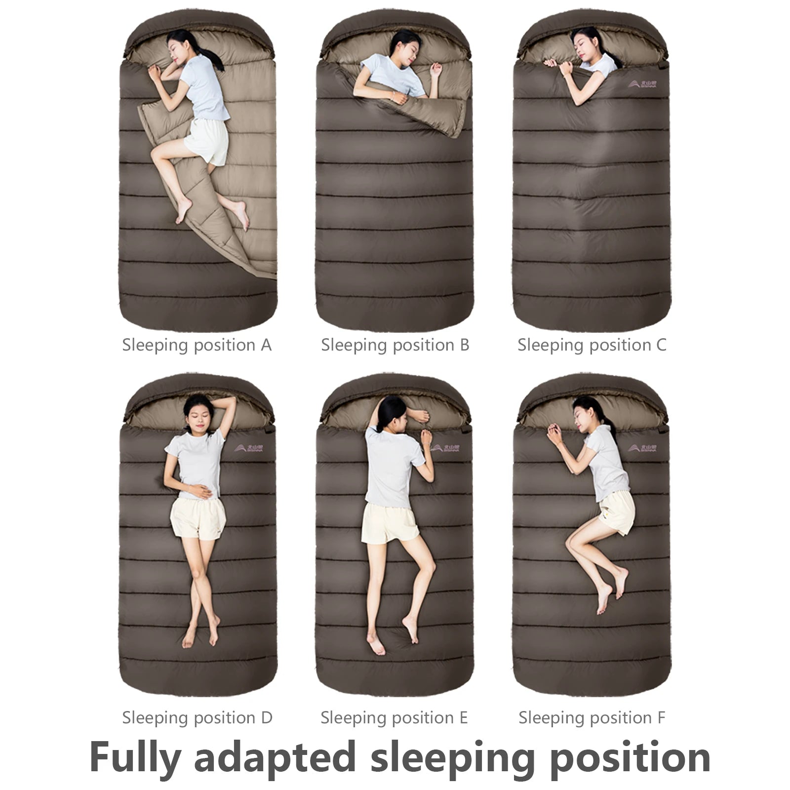 Sleeping Bag Extra Wide 100 cm All-Season