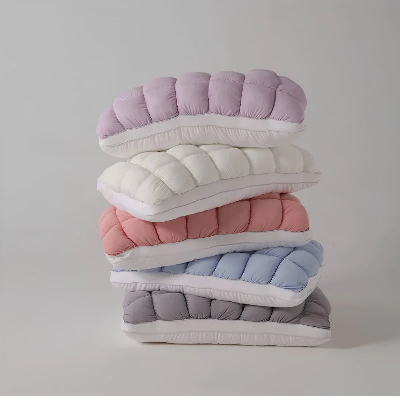 Sleeping Pillow Ergonomic Neck Support Machine Washable Cover