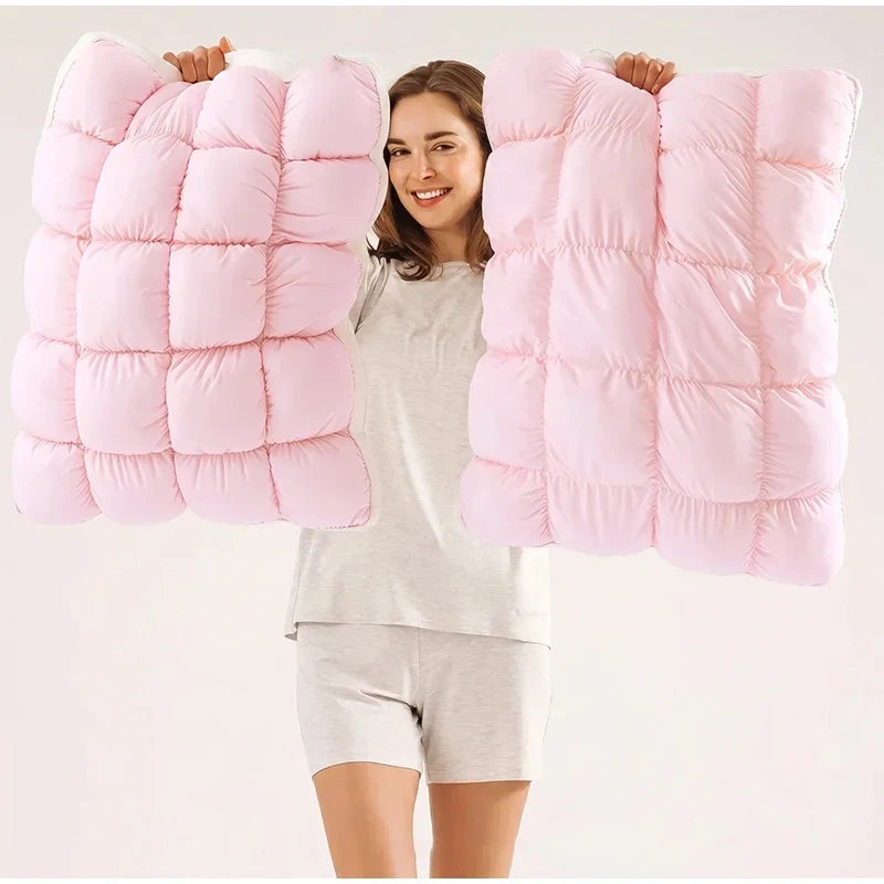Sleeping Pillow Ergonomic Neck Support Machine Washable Cover