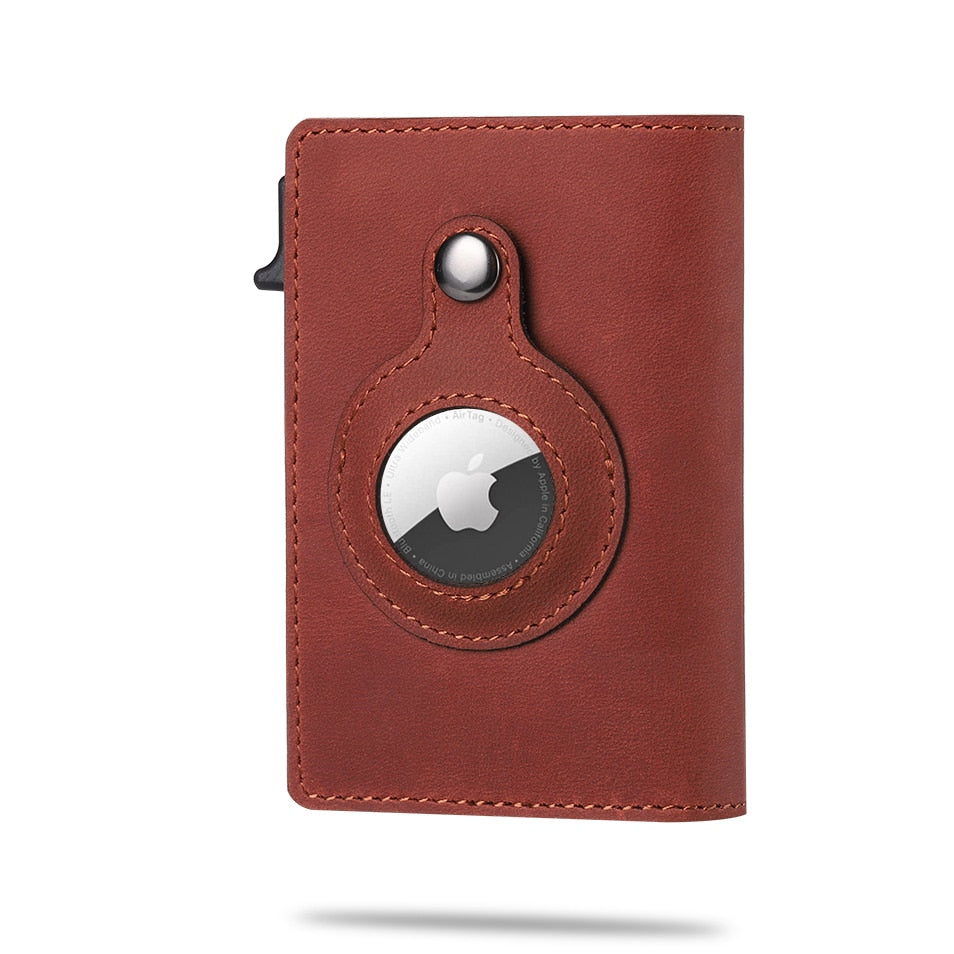 Slim Card Holder Carbon Auto Eject & AirTag Compartment