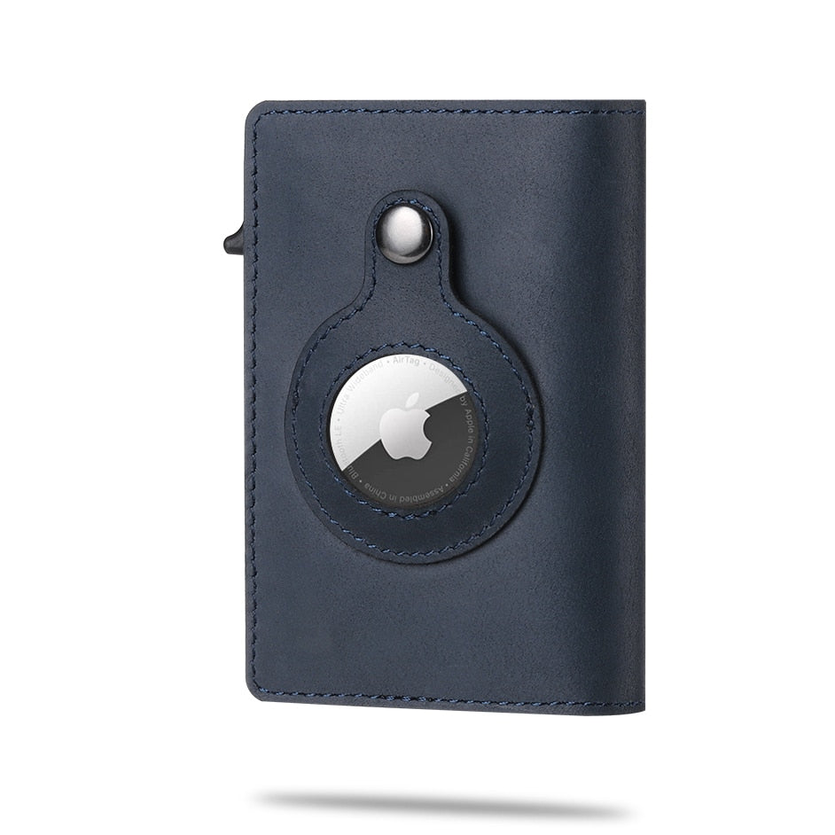 Slim Card Holder Carbon Auto Eject & AirTag Compartment