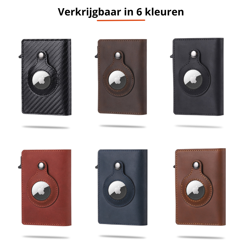 Slim Card Holder Carbon Auto Eject & AirTag Compartment