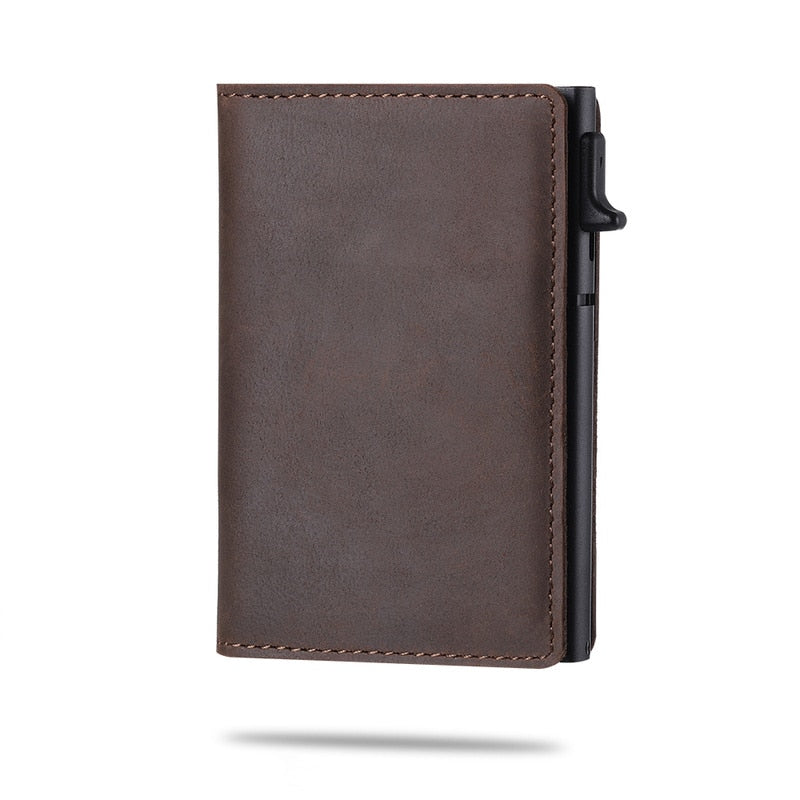 Slim Card Holder Carbon Auto Eject & AirTag Compartment