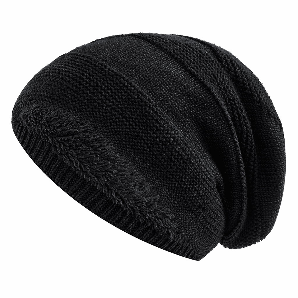 Slouchy Beanie Fleece-Lined Loose Fit