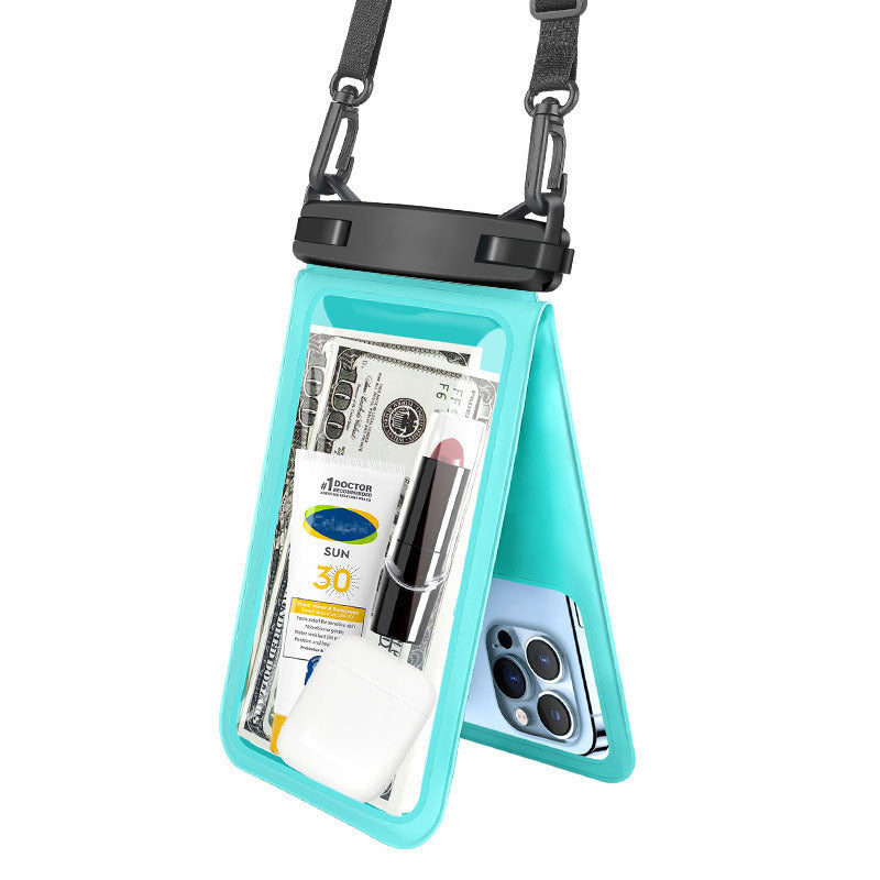 Smartphone Case Waterproof Transparent Touchscreen Window & Adjustable Strap