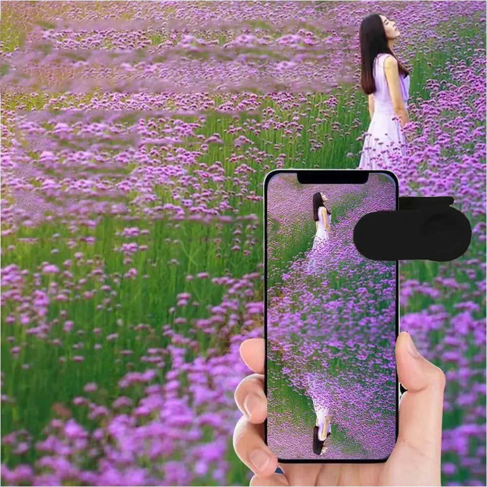 Smartphone Mirror Lens Optical Glass Clip-On Universal Fit