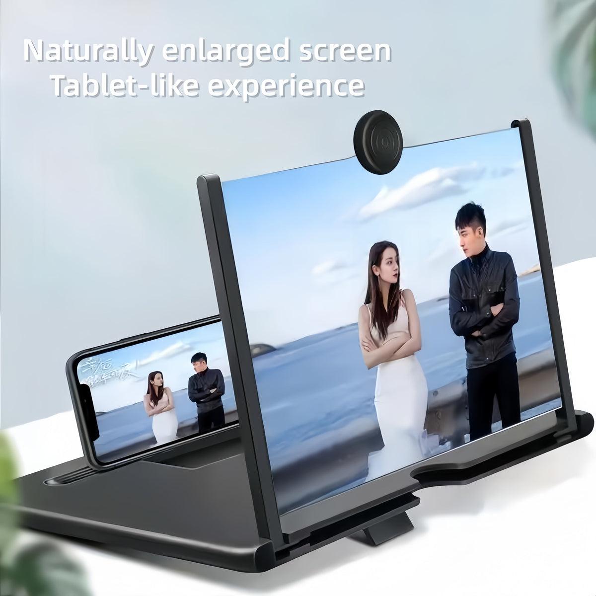 Smartphone Screen Magnifier 12-Inch HD Lens Foldable & Portable