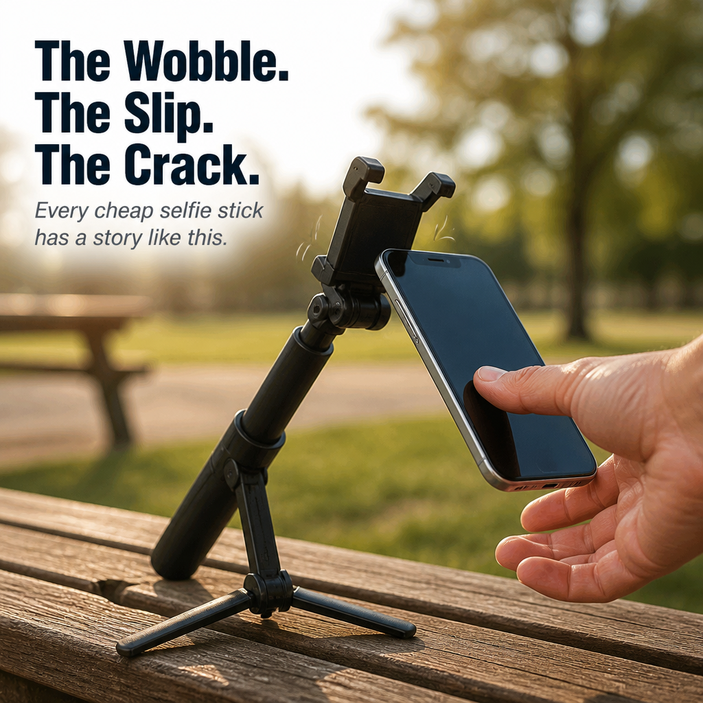 Smartphone Tripod Magnetic Mount Four-Leg Stability