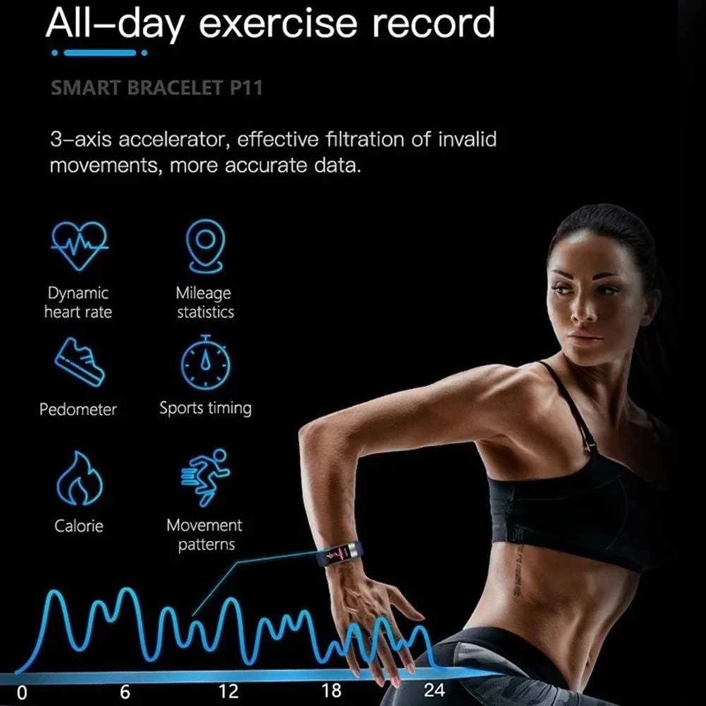 Smartwatch Blood Pressure & ECG Long Battery Life