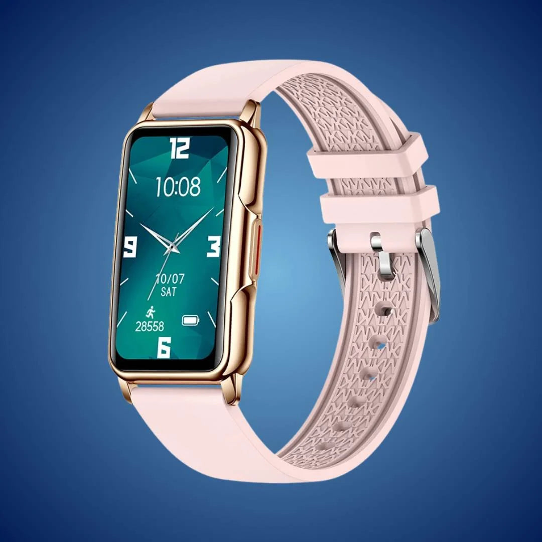 Smartwatch Metal Case Continuous Health Monitoring Interchangeable Straps