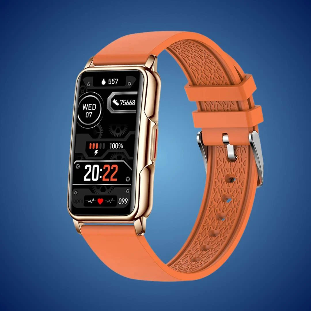 Smartwatch Metal Case Continuous Health Monitoring Interchangeable Straps
