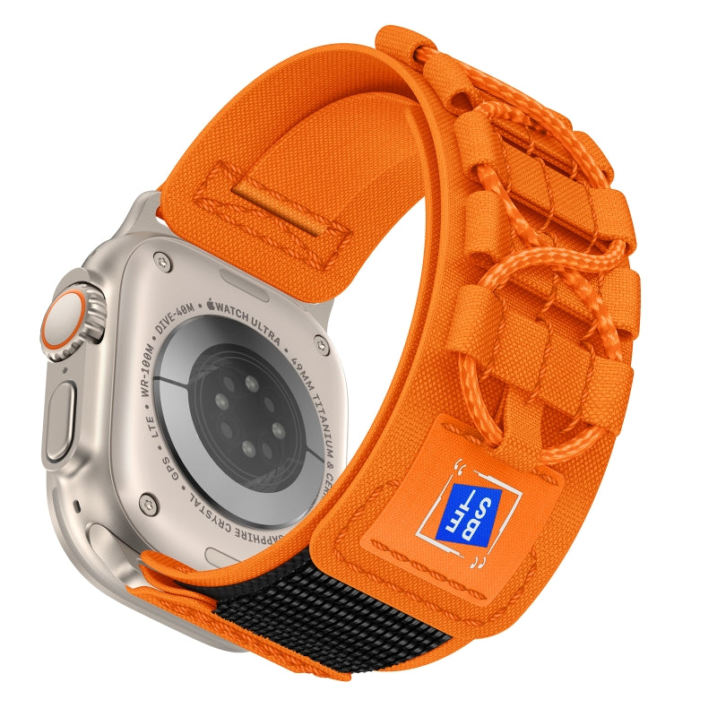 Smartwatch Strap Tactical Nylon Stainless Steel Connectors