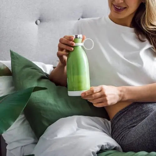 Smoothie Blender Bottle USB Rechargeable Six Stainless Steel Blades