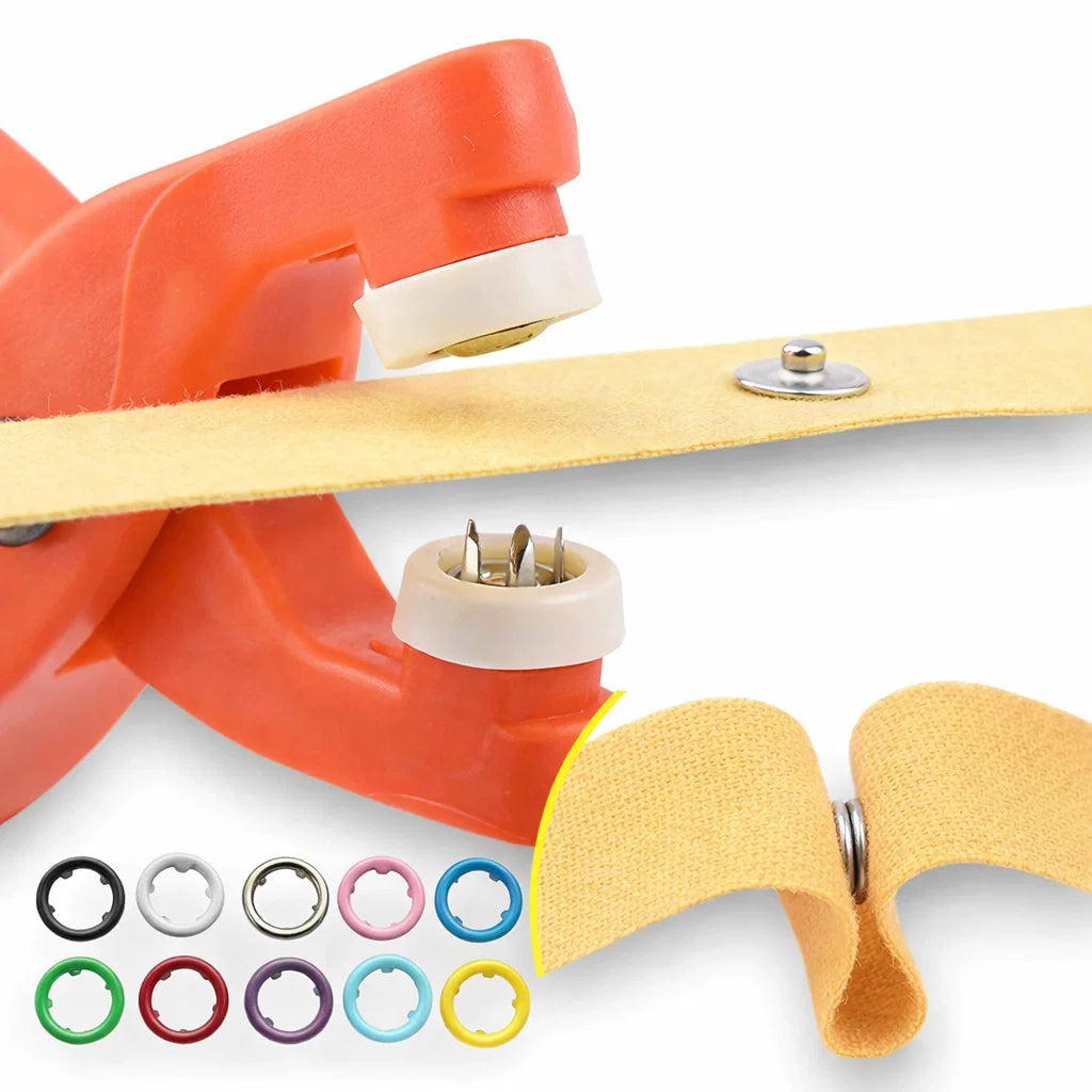 Snap Button Pliers Set Spring-Loaded Assortment Included