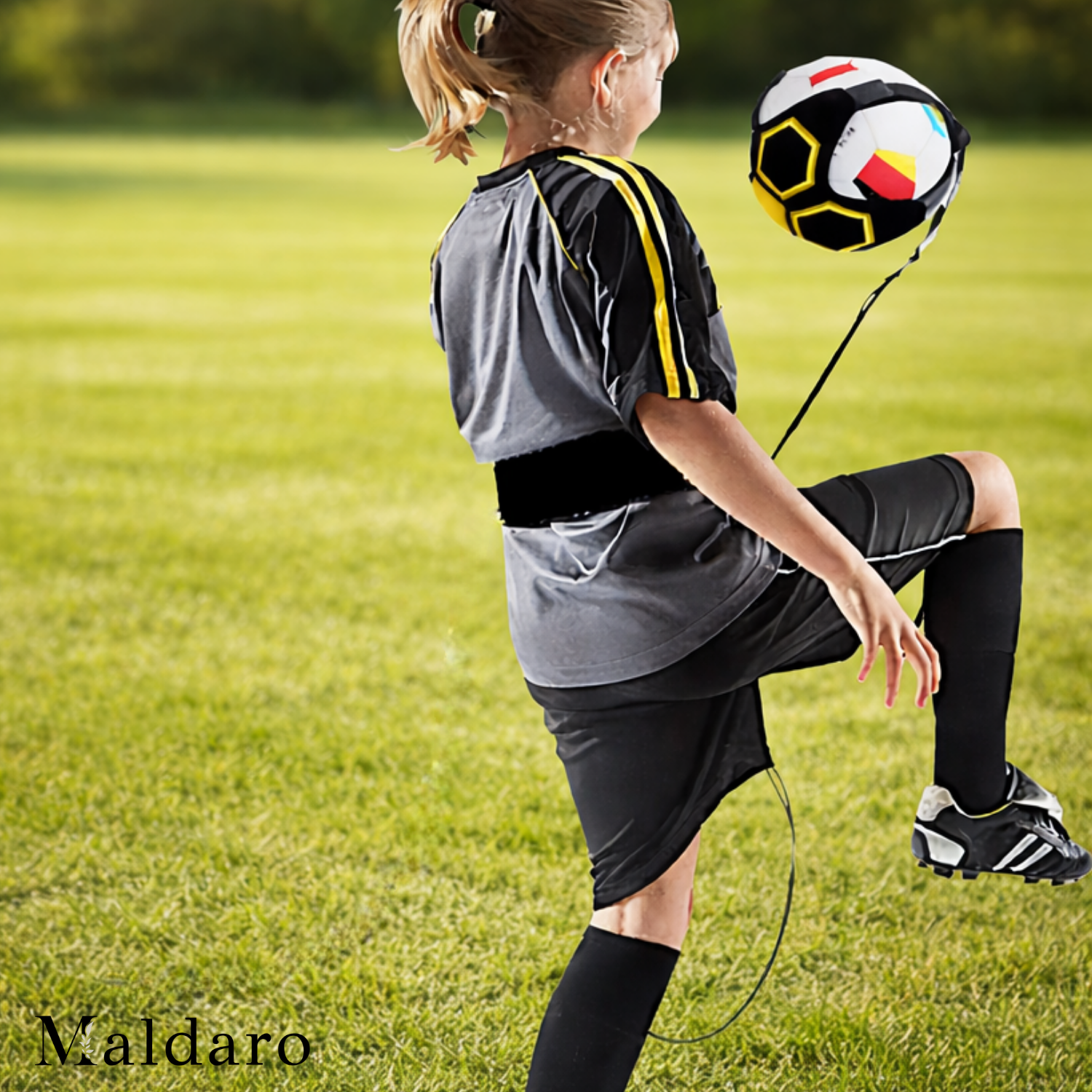 Soccer Training Band Automatic Ball Return Adjustable Neoprene