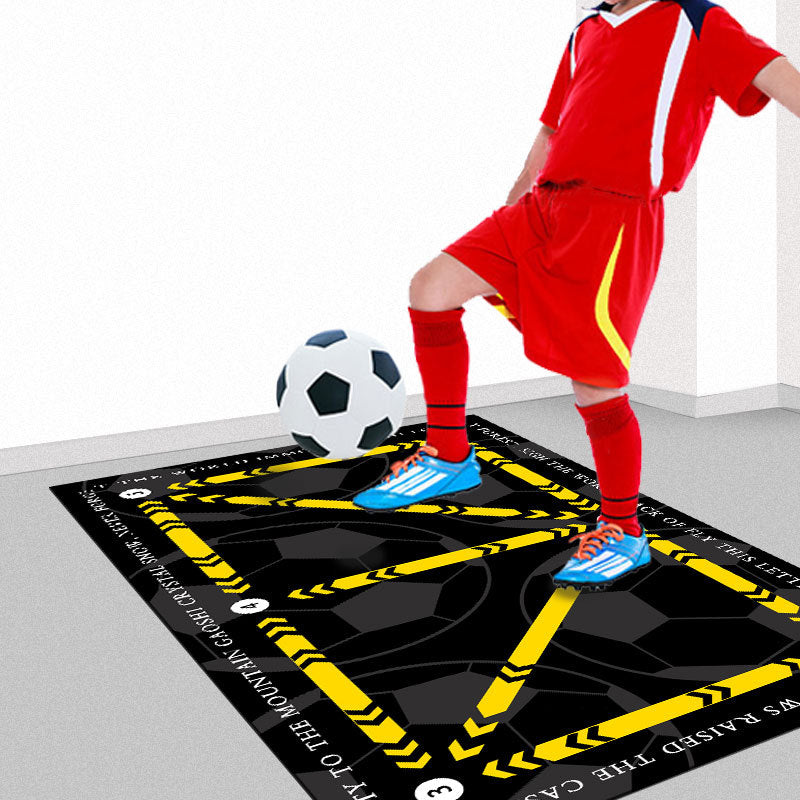 Soccer Training Mat Numbered Grid Neoprene Non-Slip